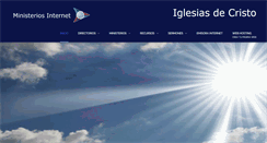 Desktop Screenshot of iglesia-de-cristo.org